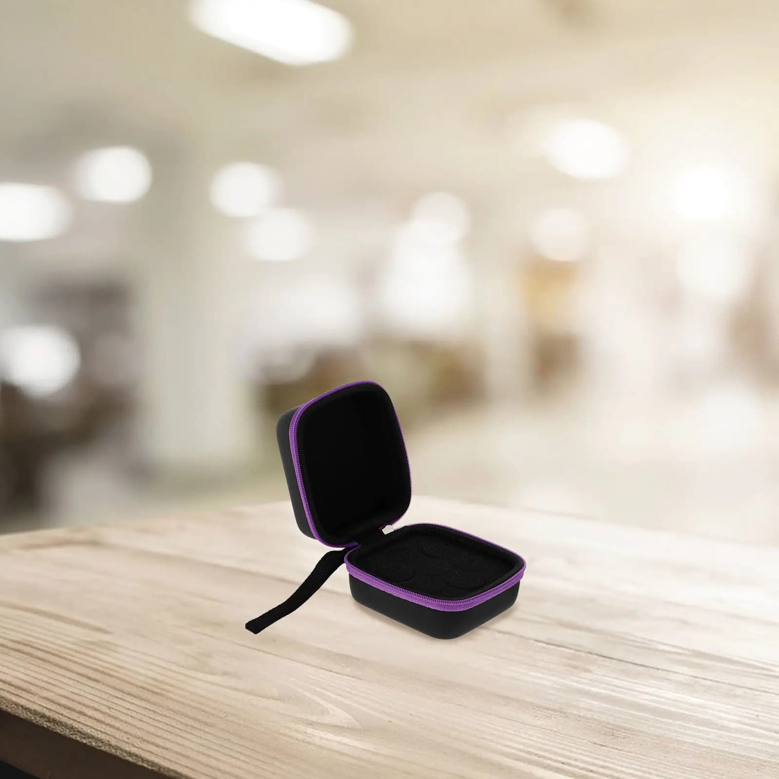 1 custodia per bottiglie di olio essenziale, organizer da viaggio compatto, texture liscia e confortevole, protezione affidabile