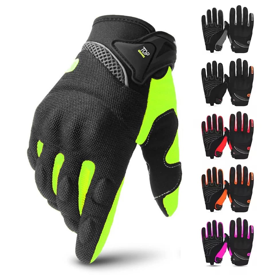 Guanti da moto Touch screen a dito intero Ciclismo ATV MTB Guanti Moto Touch Screen Guanti da corsa per moto per uomo donna