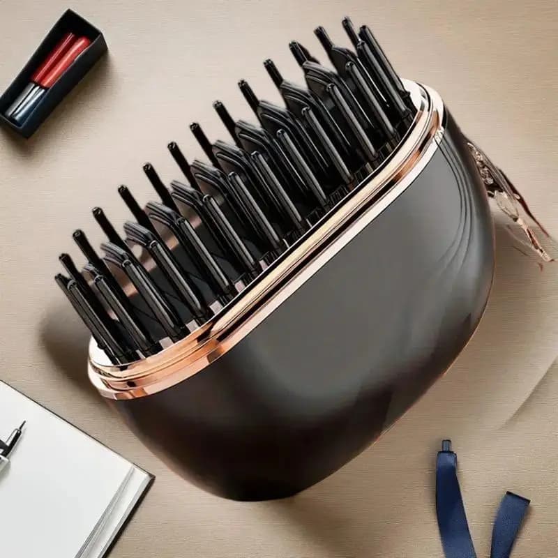 Wireless Charging Hair Comb Professional Straightening Hairdressing Tool For Home Use Long Hair Styling Volumizing Device