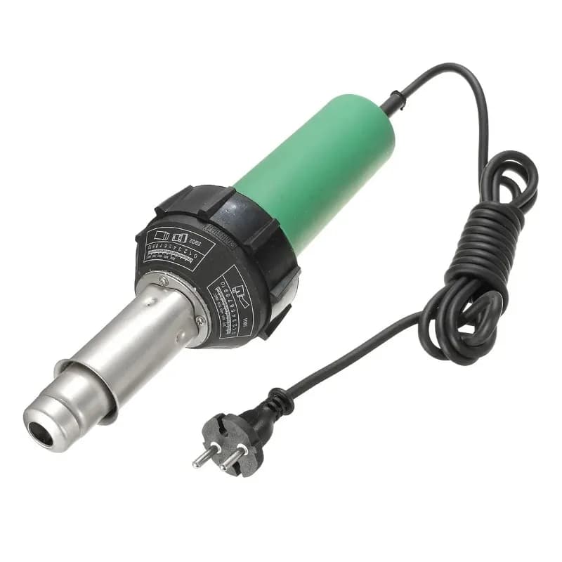 For 1600W Plastic Welding Heat Gun with 2 Quick Soldering Nozzles and Extra HE Welding Rods