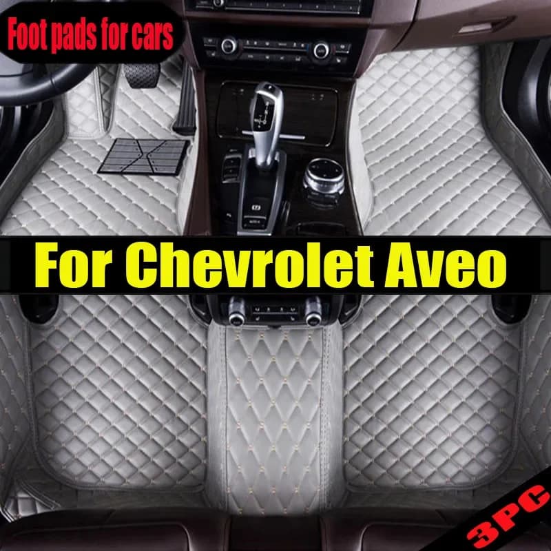 Tappetini auto originali per Chevrolet Aveo MK2 Sonic 2017 2016 2015 2014 2013 2012 2011 Accessori auto in pelle impermeabile Pro