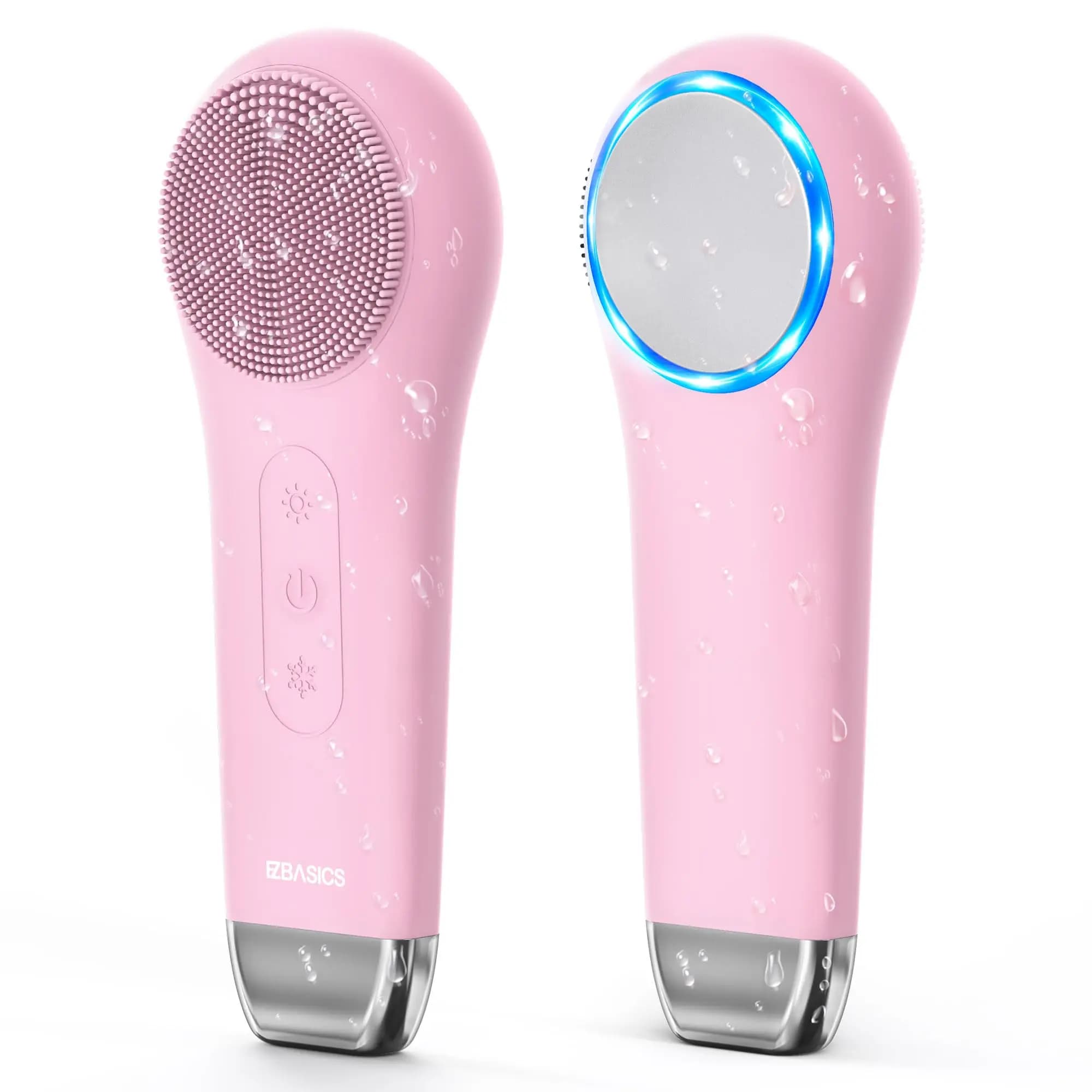 Spazzola per la pulizia del viso in Silicone impacco caldo e freddo massaggiatore per il viso pulizia profonda dei pori promuovere l'assorbimento dell'essenza stringere la pelle