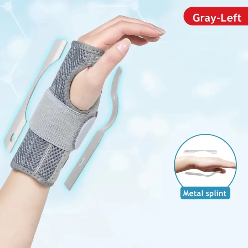 Supporto Ergonomico per Polso e Pollice, Protezione Traspirante Elastica per Tendinite, Fascia Regolabile e Confortevole per la Protezione del Polso