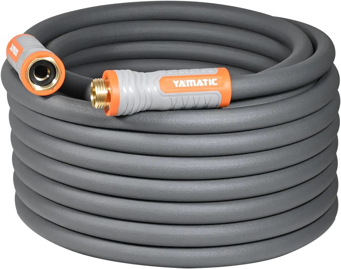 Garden Tube Resistant 5/8 inch x 75 feet, Super Flexible, For All weather conditions, Lightweight, Spiffer resistance 600 PSI, Grey