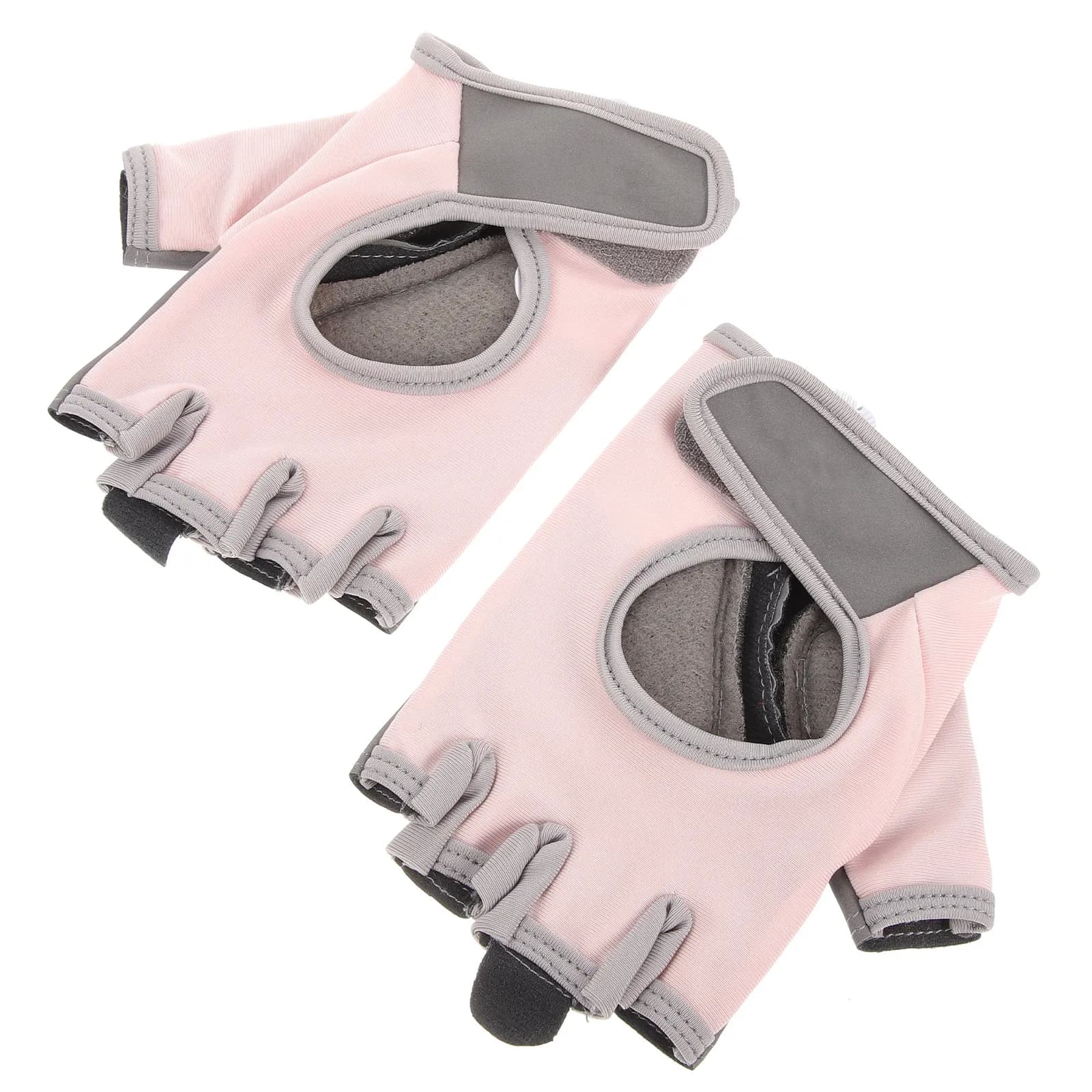 1Pair Stylish Sports Half-Finger Gloves Comfortable Flexible Dexterity-Friendly Workout Gloves for Weight Lifting Cycling Gym