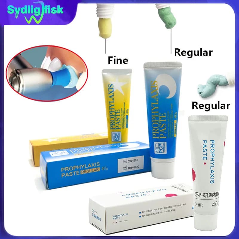 40g Dentale Ortho Implant Prophy Pasta Grana Regular/Fine Prophylaxi Pasta Dente Polishing Paste Dentist Whitening Tooth Material