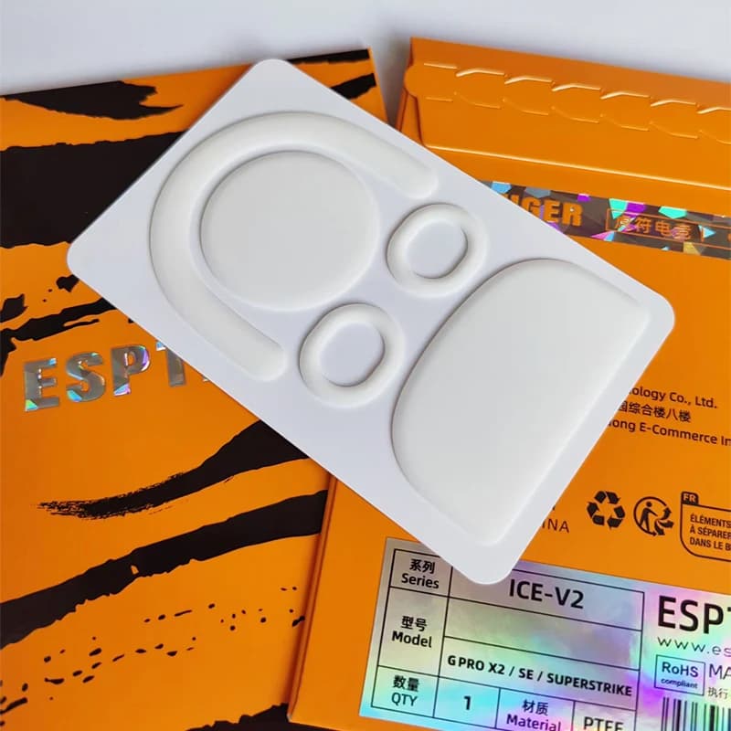 Pattini per Mouse Esports Tiger Versione ICE / Versione Rouge per G-PRO X 2 GPX2 SUPERSTRIKEGlides Curve Edge GPX 2
