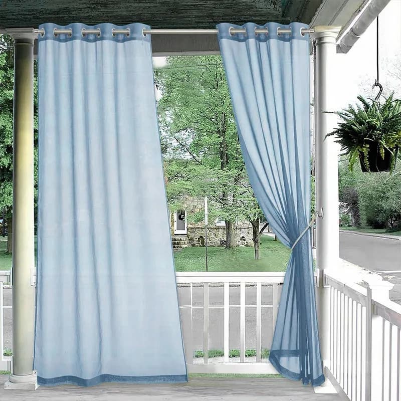 Tende trasparenti da esterno per patio e pergola Tende pronte impermeabili con blocco solare Schermi ombreggianti per terrazza resistenti ai raggi UV