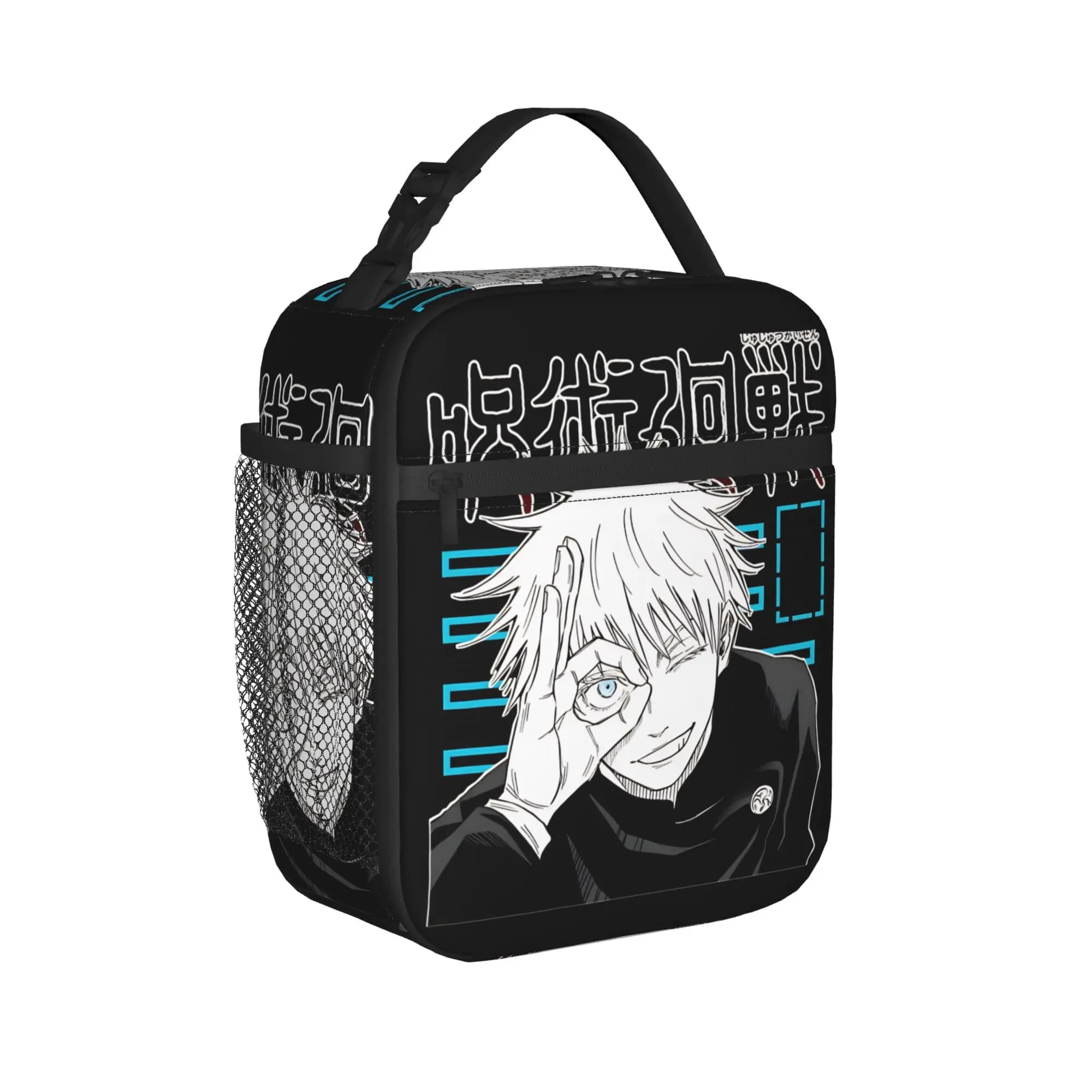 Insulated Lunch Tote Bag Gooojoo The Leader Jujutsus Kaisens Accessories Food Box Harajuku Thermal Cooler Bento Box For Travel