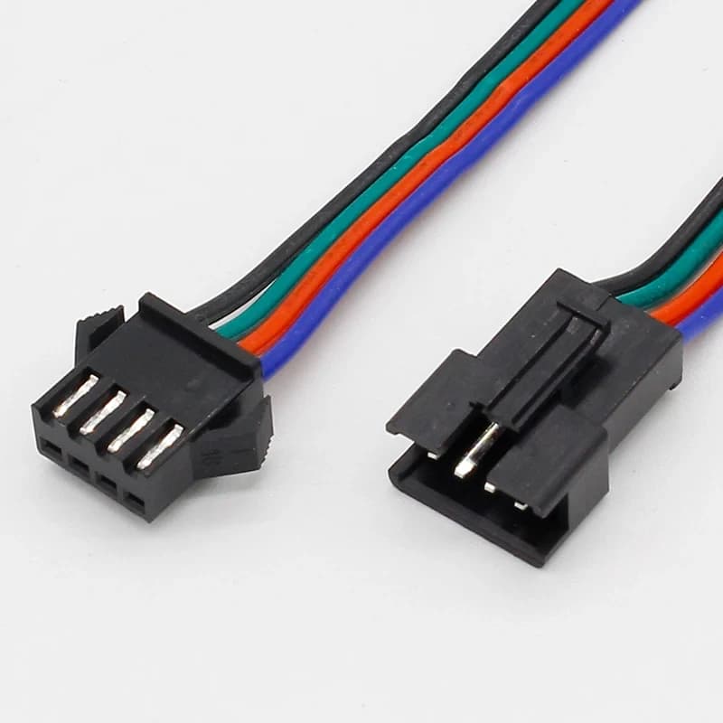 10 paia di connettori led a 4 pin maschio/femmina JST SM 4 pin cavo connettore per driver lampada luce di striscia led