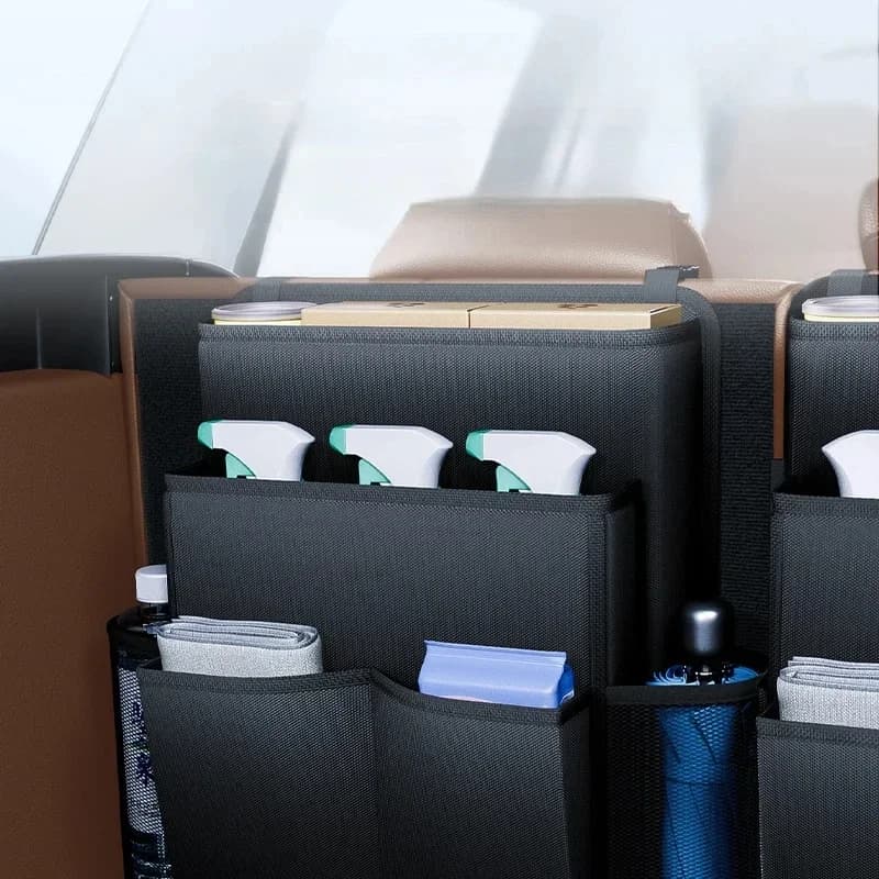 Nuovo organizzatore di stoccaggio per bagagliaio di un'auto Strumenti Oxford Portabicchieri Tasche antincendio SUV Sedile posteriore Appeso Scatola organizer Accessori interni