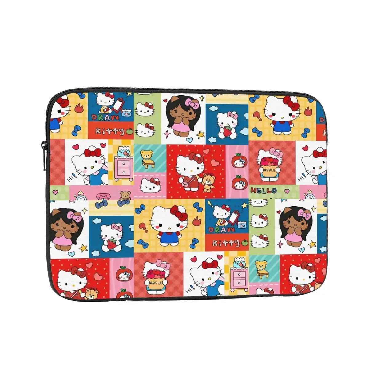 Custodia per borsa per notebook per laptop Hellos Kittys Borsa per computer per cartoni animati Kawaii Custodia antiurto per MacBook Air Pro