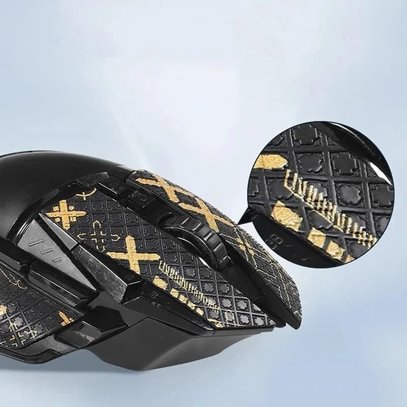Per il mouse Logitech G502 Hero, set di nastri antiscivolo, adesivo sostitutivo premium per il gaming che assorbe il sudore