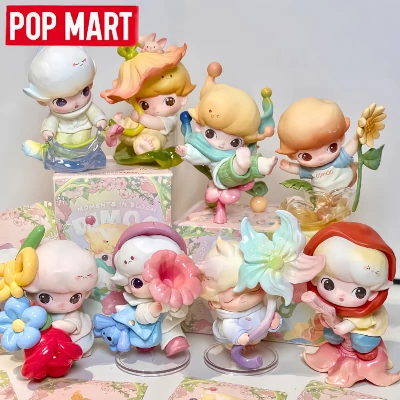 Nuova Serie POP MART DIMOO Moments In Bloom 2026, Blind Box, Giocattoli Trendy, Bambole, Mystery Box, Figure Anime Carine, Regali di Compleanno