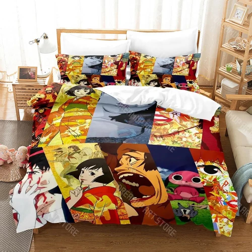 3D Printed Konsatoshi Anime Bedding Set for Boys Girls Duvet Cover Pillowcase Twin Queen King Full Single Double Sizes