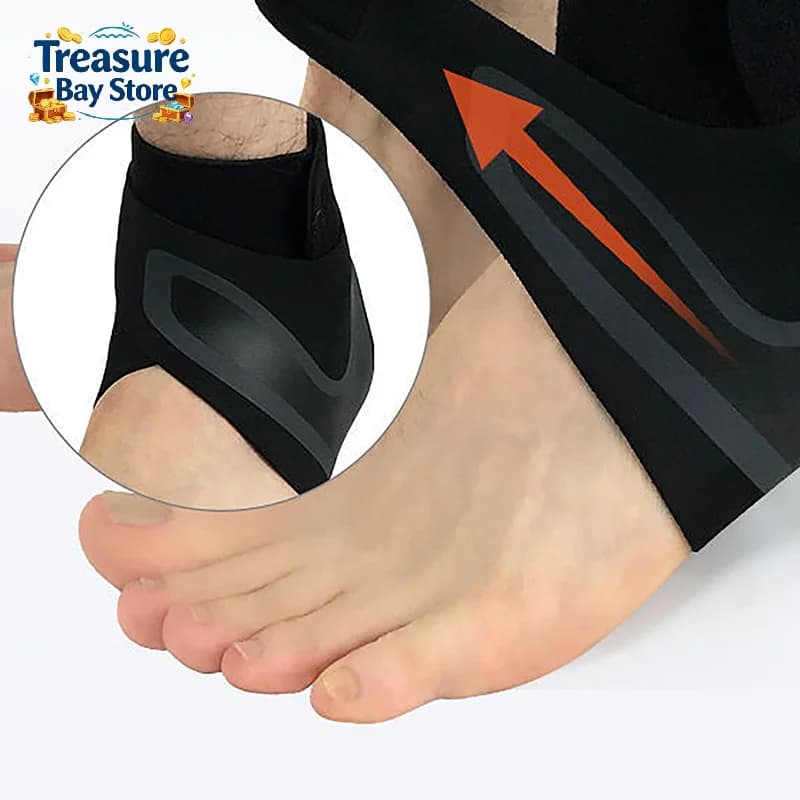 1 PC Sport Ankle Stabilizer Brace Compression Ankle Support Tendon Pain Relief Strap Foot Injury Wraps Running Basketball