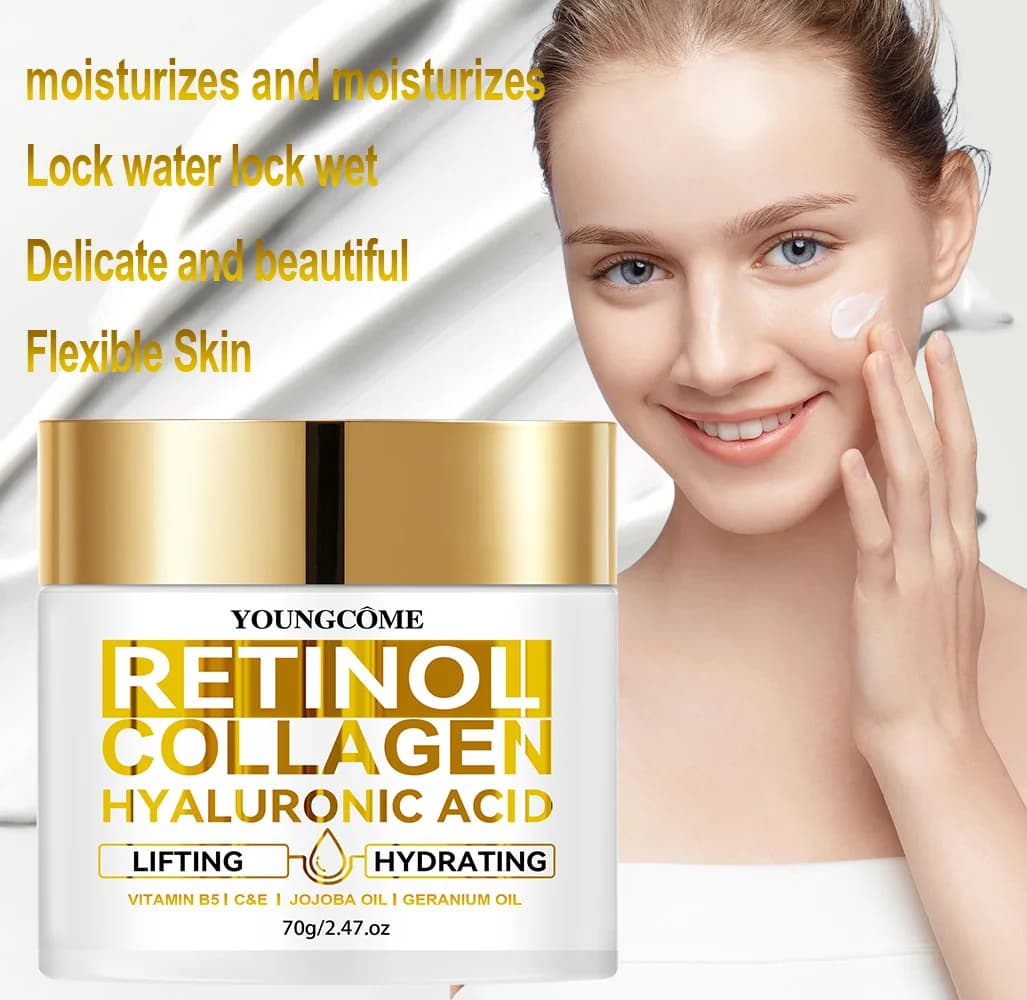 Retinol Anti Aging Face Cream Moisturizing Wrinkle Remover Collagen Hyaluronic Acid Creams Skin Care Cosmetic 30&60ML