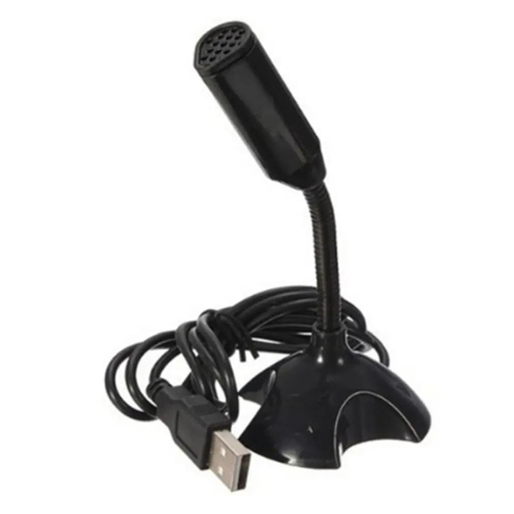 Adjustable USB Laptop Microphone Mini Studio Speech Microphone Stand Mic With Holder for Desktop PC High Quality Dropshipping