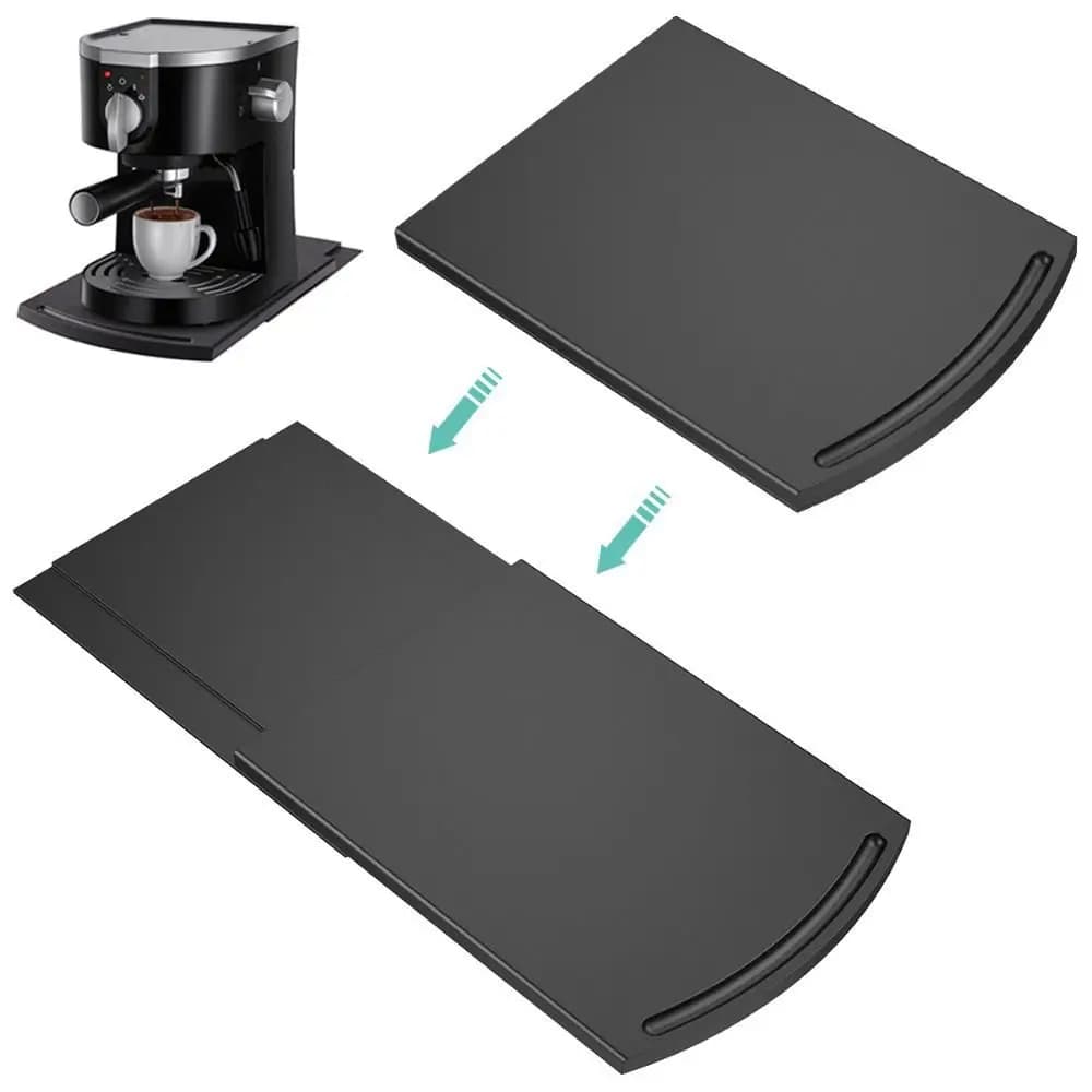 Tappetino Scorrevole Versatile per Cucina con Ruote, per Tostapane e Frullatore Retrattile, Accessori da Cucina