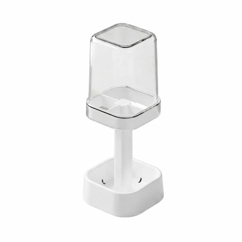 Simple Dustproof Toothbrush Holder All-in-One with Lid Toothbrush Organizer Multi-functional Portable Mouthwash Cup Couple