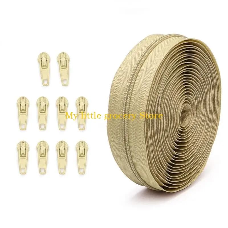 D5BD #3 Cerniere per cucire a spirale in nylon Cerniere in unita riparazione Forniture artigianali Cerniere Tira i