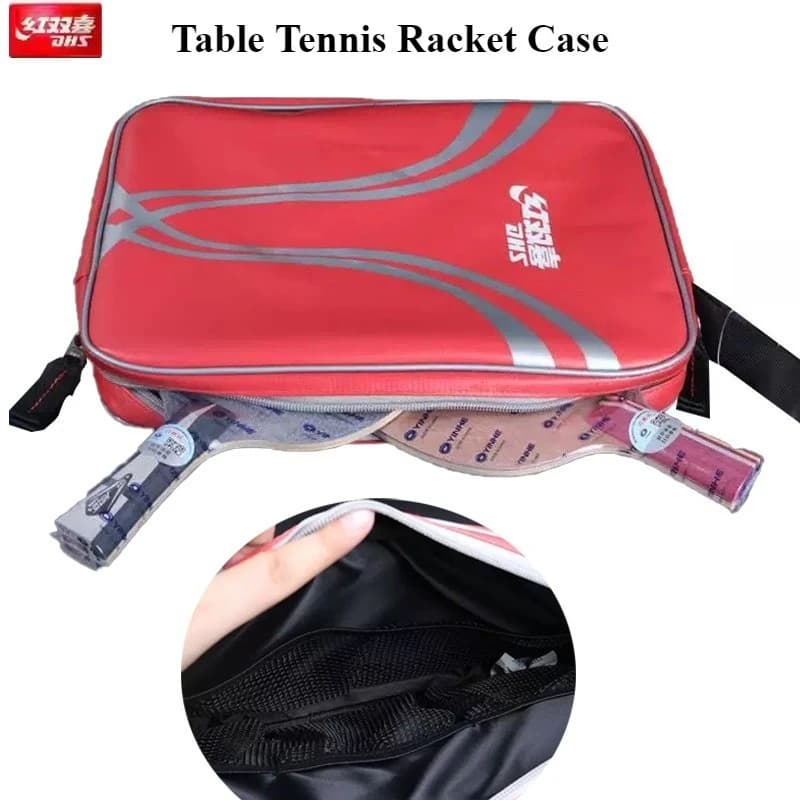 DHS ping pong bag protective bag for large capacity ping pong bat Waterproof and easy to clean