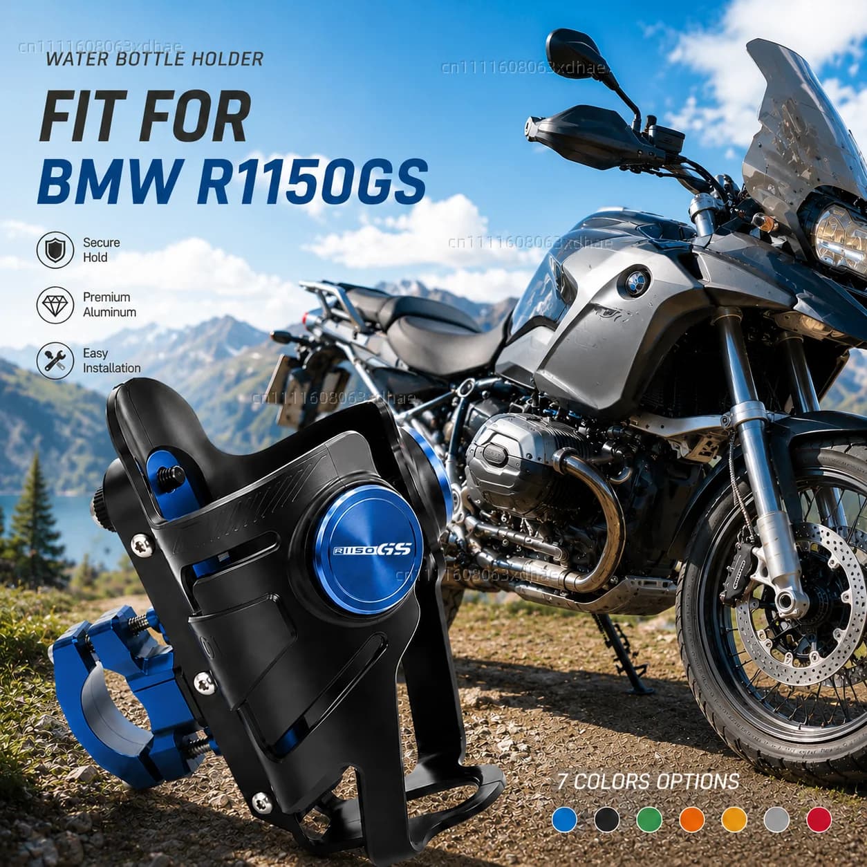Supporto per Bottiglia d'Acqua per Moto BMW R1150GS R1150RS R1150RT R1150 GS, Accessorio per Porta Bevande e Tazze