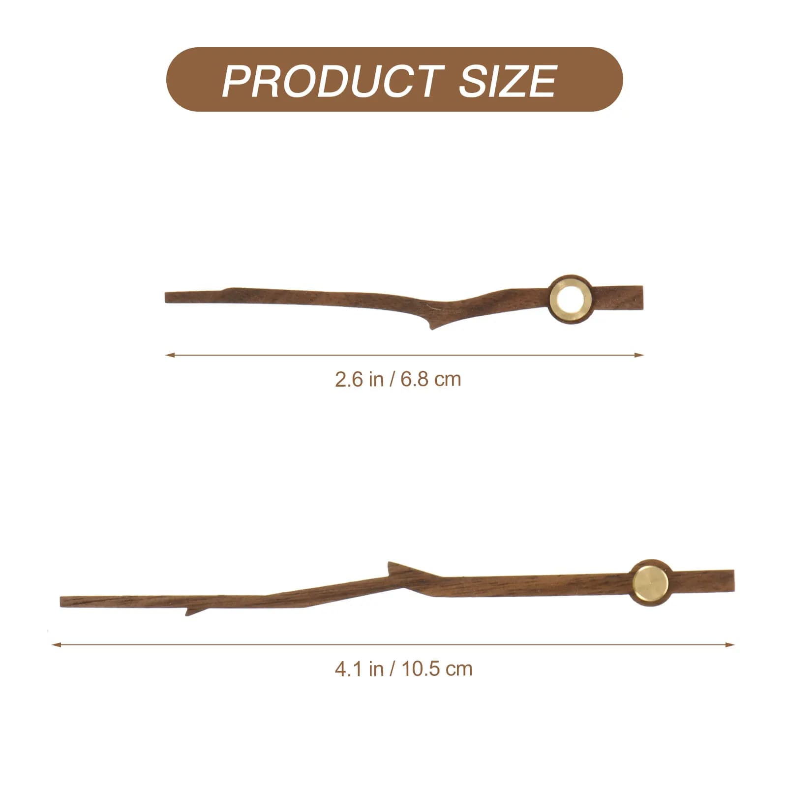 5 set 5 set lancette per orologio in legno parti da 12 pollici kit di ricambio accessori per orologio da parete al quarzo artigianale incrociato
