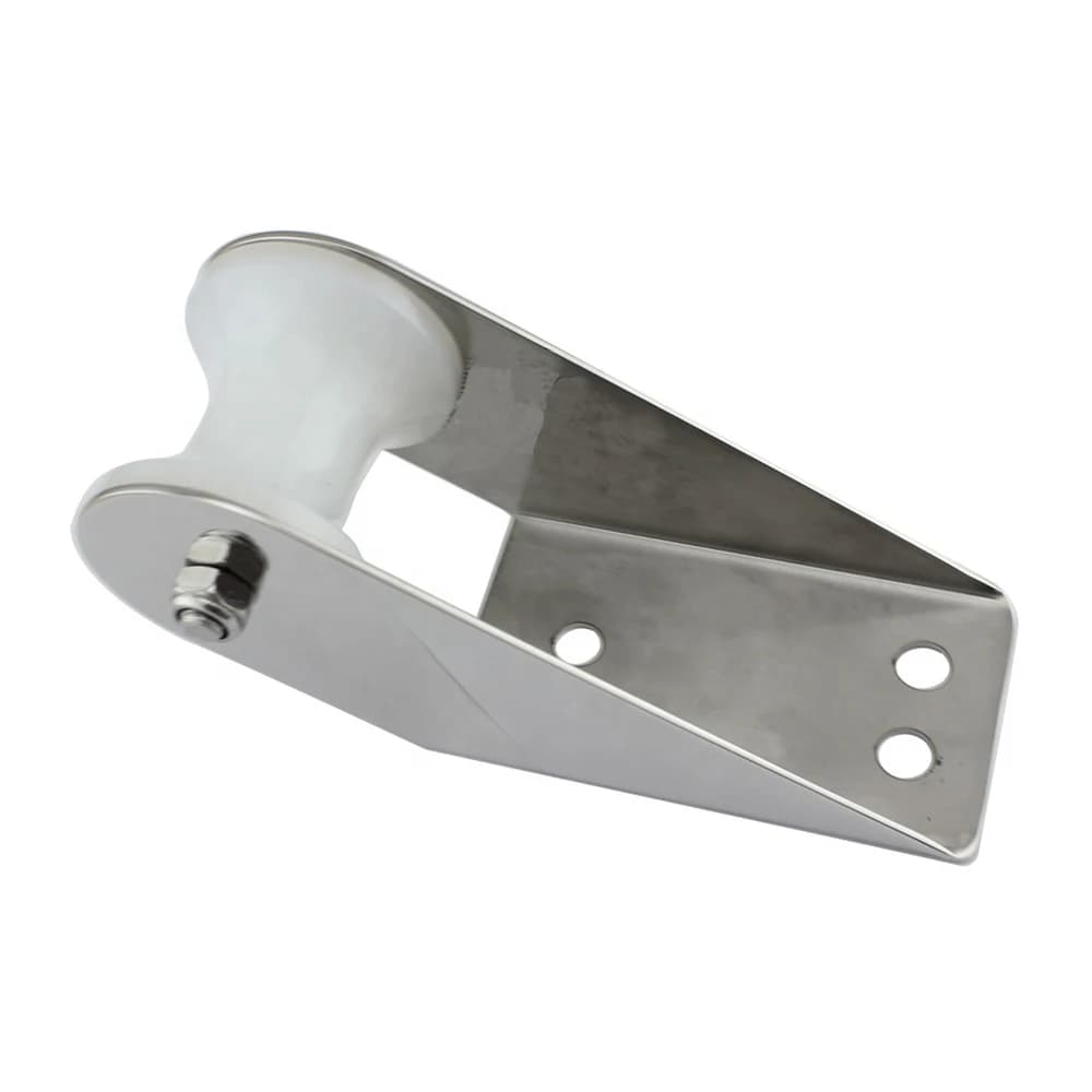Staffe per rulli di ancoraggio per prua in acciaio inossidabile 316 da 155 mm che stampano la ruota a rulli per prua per parti di rimorchio per barche e yacht marini