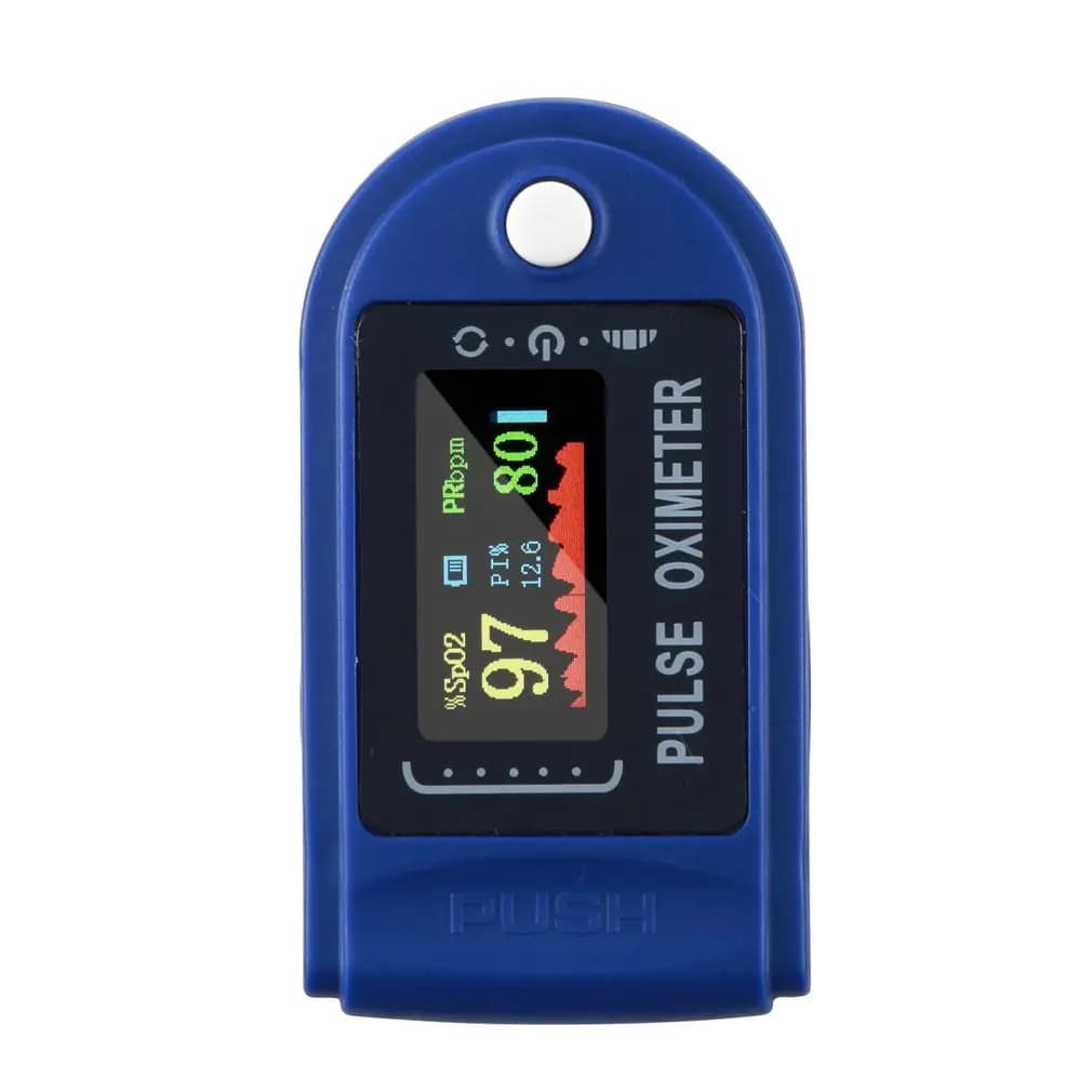 Finger tip oxymeter test SPO2 portable oxygen saturation monitor finger point pulse blood test LED display Hot sale