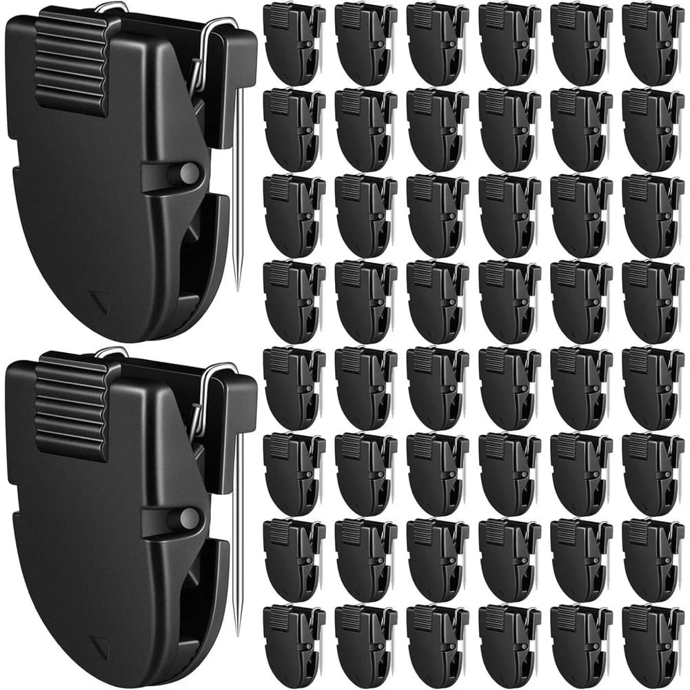 Clip divisorie per pannelli in plastica 25 pezzi o 50 pezzi Porta promemoria per note fotografiche per organizer da parete Display per etichette per ufficio e accessori per riporre oggetti
