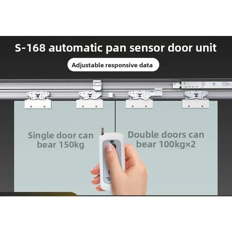 Macchina per il controllo degli accessi con porta in vetro elettrica automatica, set completo di accessori