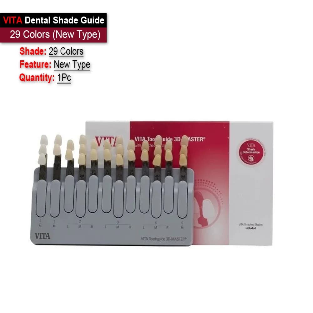 VITA 3D Toothguide 16/29 Colors Guide Toneality Dental whitening VITAPAN Model Dentale Classic Color Instrument for Whitening teeth