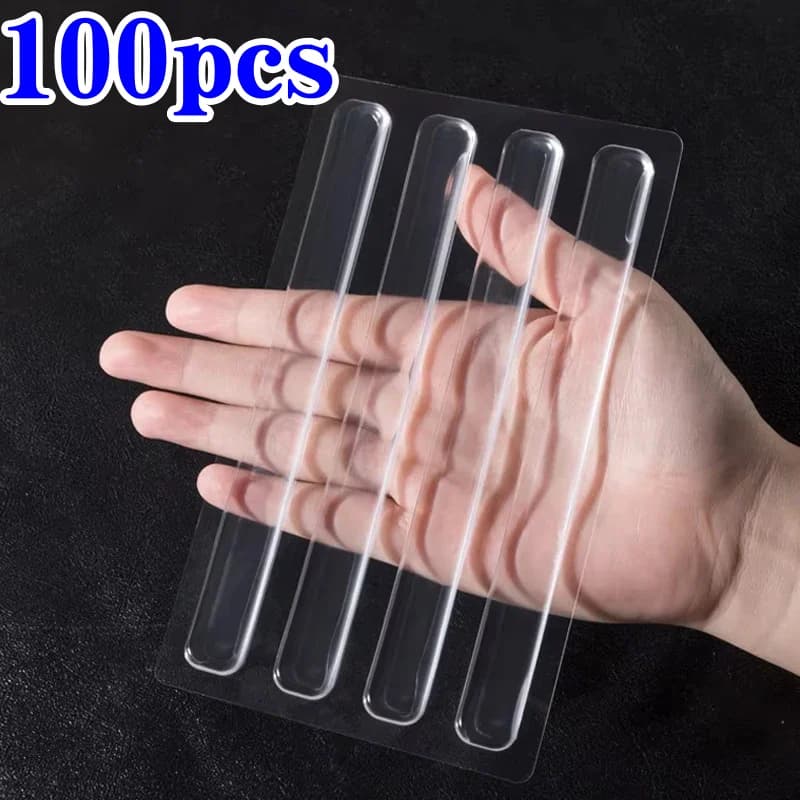 4-100 pz Anti-collisione Tampone In Silicone Auto Adesivo Buffer Paraurti Muto Protezione Pad Fermaporta WC Cassetto Porta Armadi