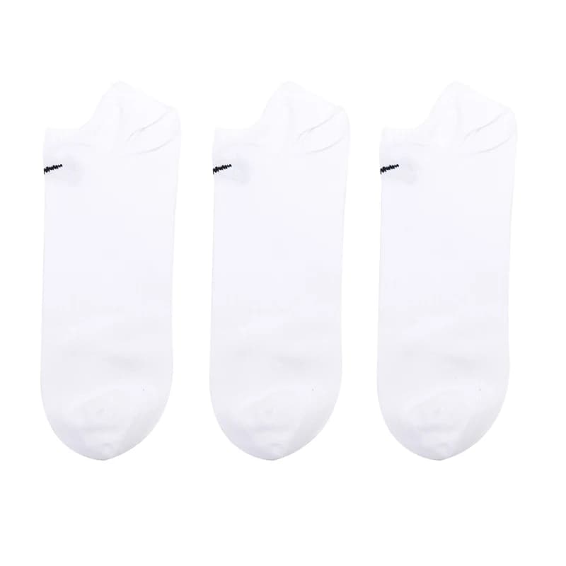 Nike Men's and Women's Socks Everyday Lightweight Quick-Drying Comfortable Training Boat Socks Sx7678-100