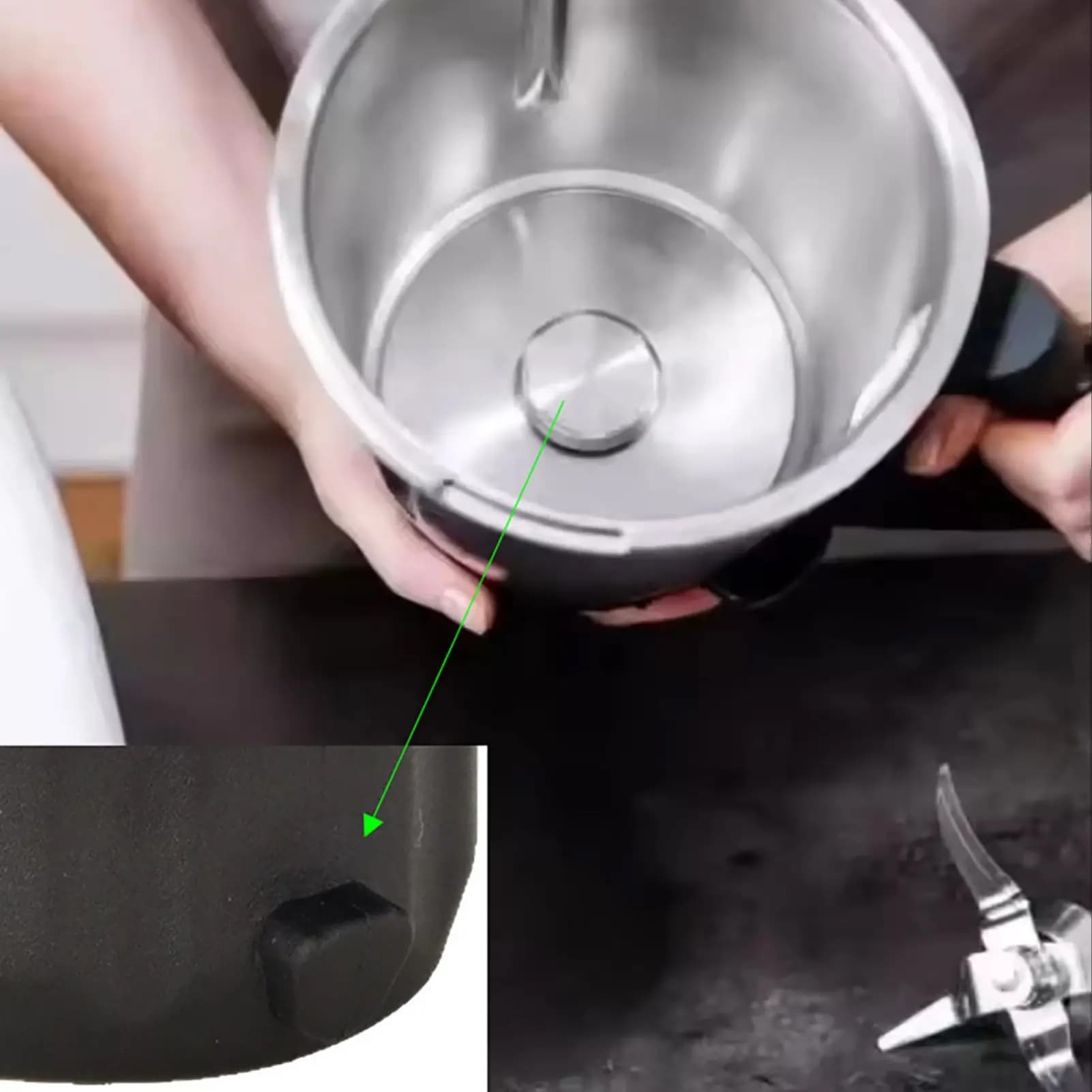 TM7 Mix Bowl Stopper Plug for Thermomix TM5/TM6/TM7 Universal Slow Cooker Blade Hole Sealing Cap Boiled Water