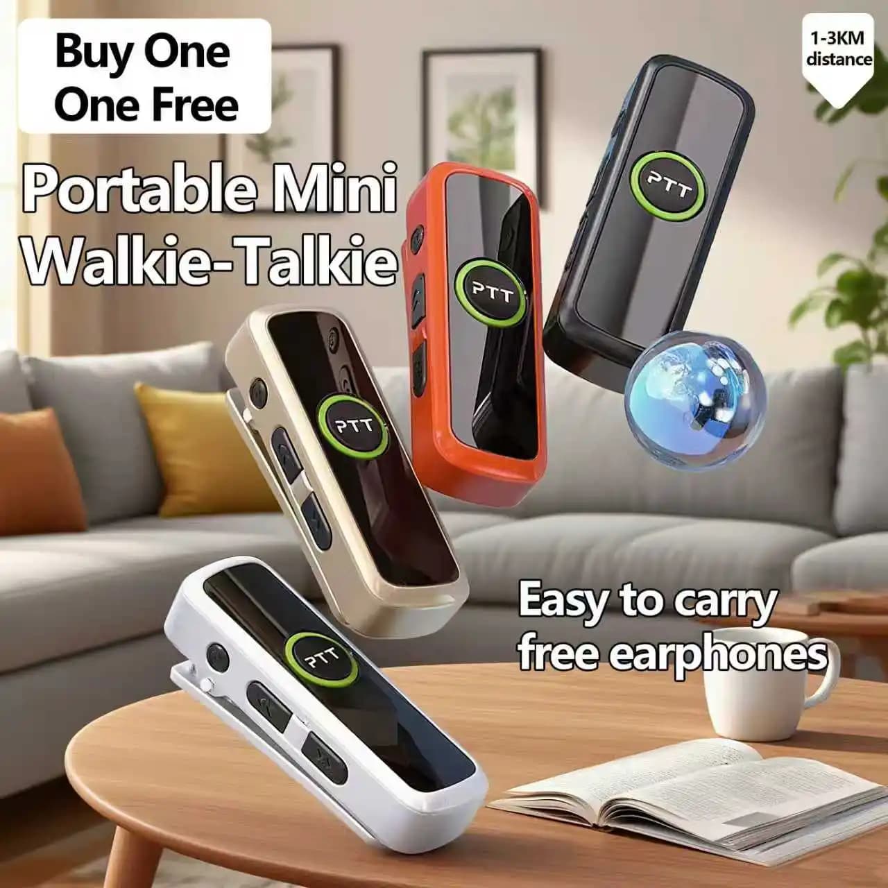 Clip vivavoce mini walkie talkie HX-928 | Auricolare dal suono chiaro | Radio bidirezionale portatile per esterno/lavoro | Vendita calda