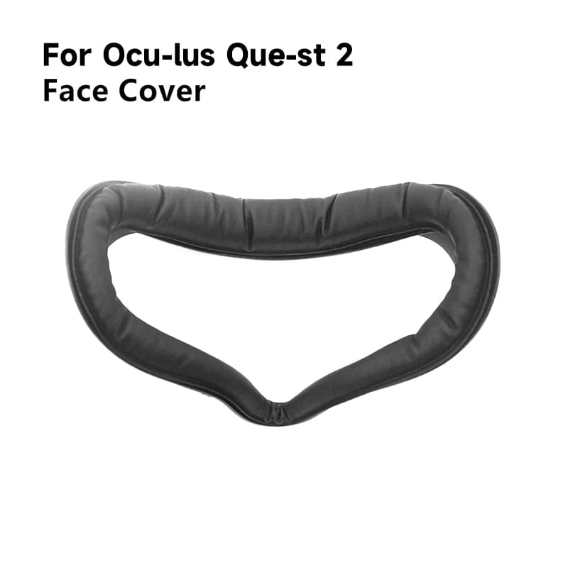 Per Oculus Quest 2 Face Cover PU Cushion interfaccia facciale Face Cover Case staffa Kit Eye Pad per Oculus Quest 2 accessori