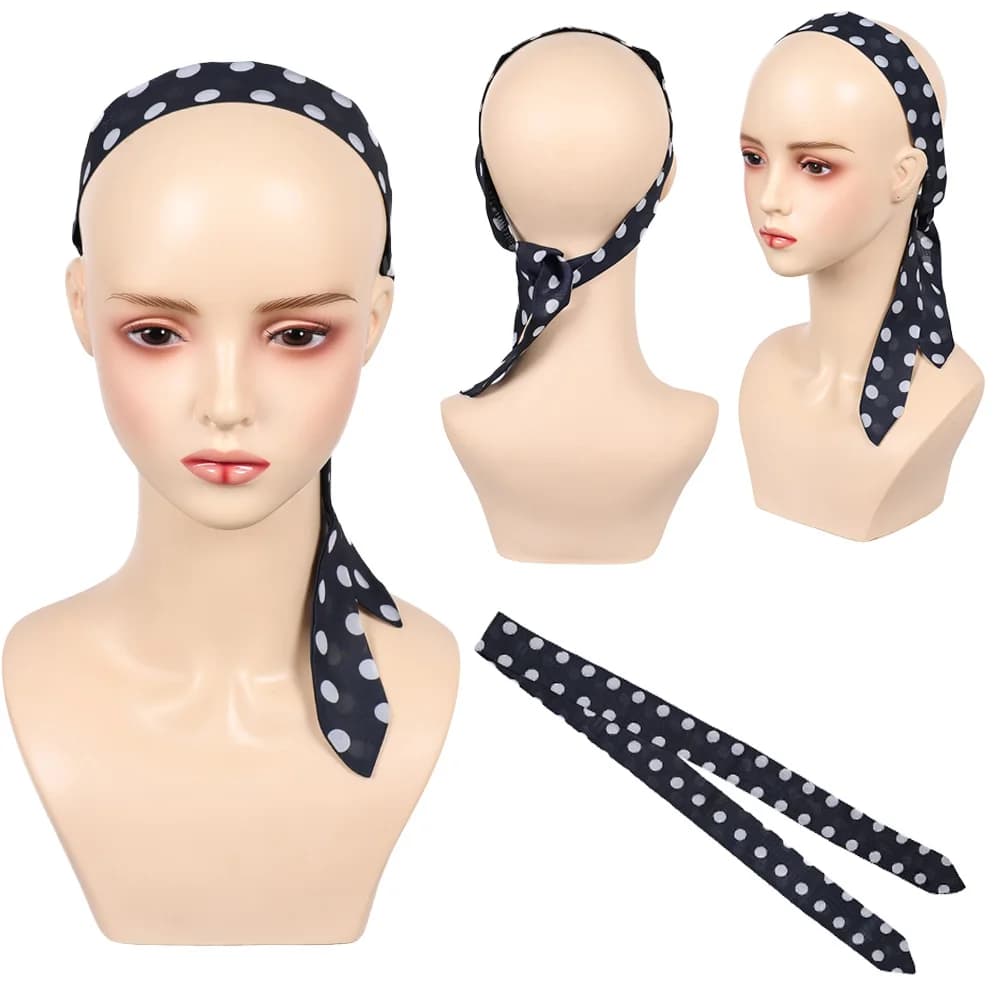Vestito operato Susan Storm Fasce Cosplay per le donne Sciarpa per capelli 2025 Film 4 pezzi Fantastici accessori per costumi Puntelli donna