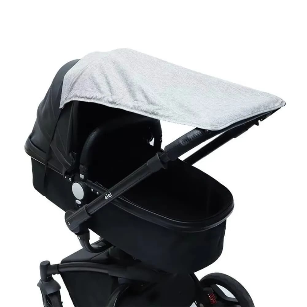 Copertura Parasole Estensibile per Passeggino, Tettuccio Traspirante e Leggero per Carrozzina, Visiera Impermeabile e Protettiva per Passeggino da Viaggio