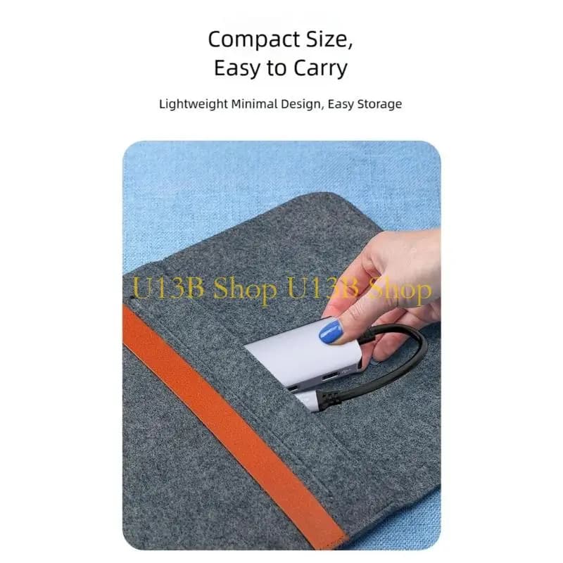 Convertitori hub USB C U13B per display AR 4K 60Hz 65W Ricarica rapida per giochi