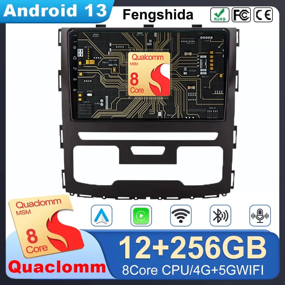 Android For Great Wall Hover Haval H9 2015 - 2020 Autoradio Video Reader Multimedia Auto GPS Navigation Carplay AUTO No 2din DVD