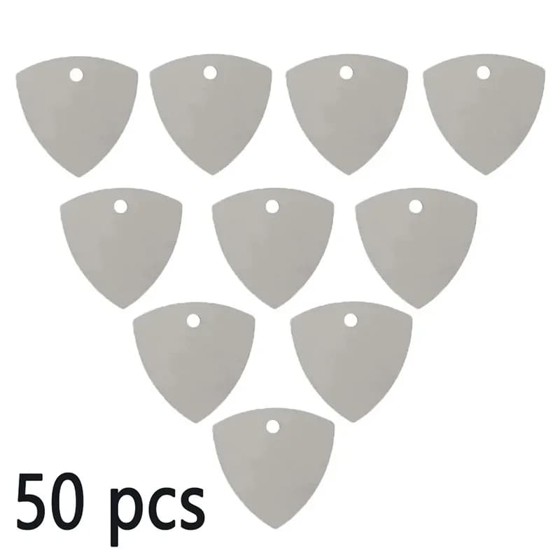 10/20/50PCS Triangolo In Metallo Strumenti di Apertura Del Telefono Plettri In Metallo Della Chitarra Della Leva Apri Per iPhone iPad Tablet PC Smontare Strumenti di Riparazione