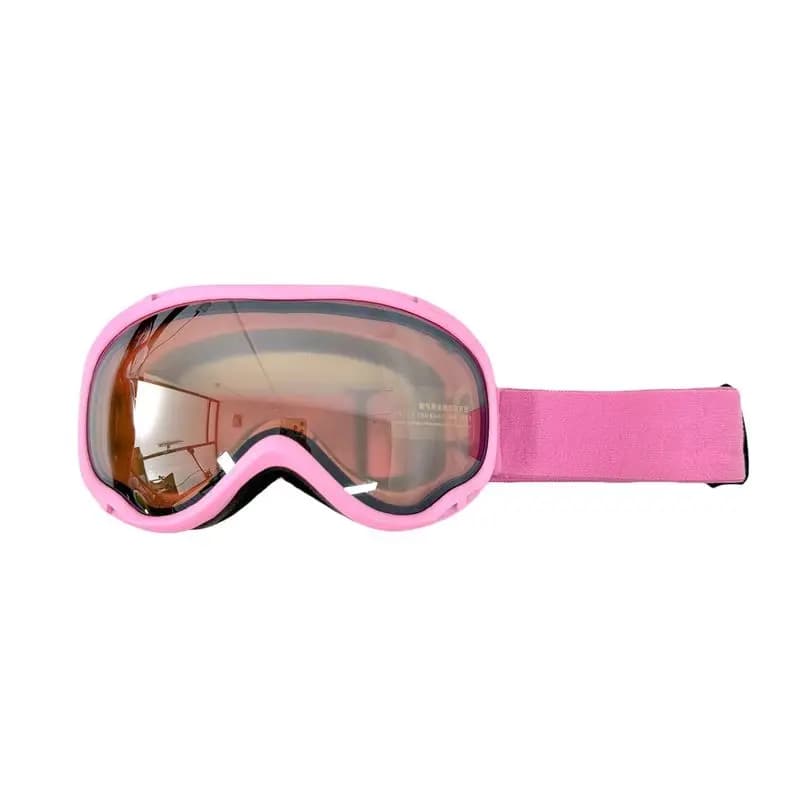 Children's ski goggles, unisex, with double-layer anti-fog lenses and a large spherical design, winter ski equipment for eye