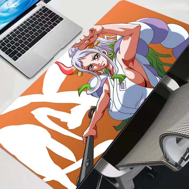 Tappetino per Mouse Anime One Piece, Tappetini per Mouse da Gaming di Grandi Dimensioni XXL, Tappetino da Scrivania per Tastiera e Mouse