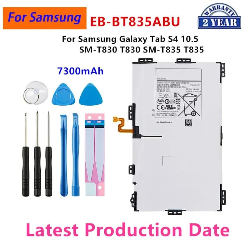 Brand New EB-BT835ABU 7300mAh Tablet Batteria di Ricambio Per Samsung Galaxy Tab S4 10.5 SM-T830 T830 SM-T835 T835