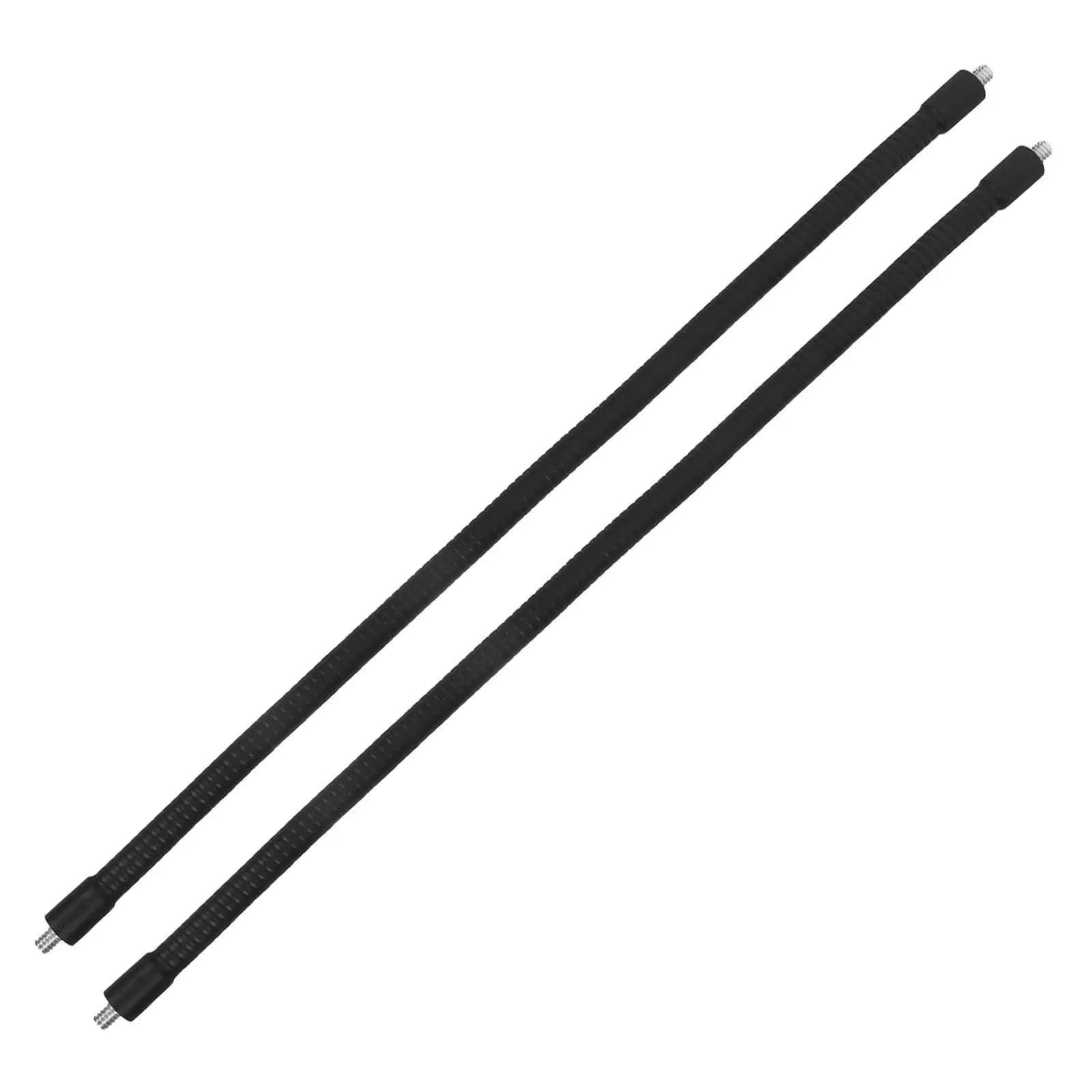 2Pcs Dual Head Flexible Adjustable Gooseneck Mic Stand Arm Metal Tube Extension for Phone Microphone Camera Streaming