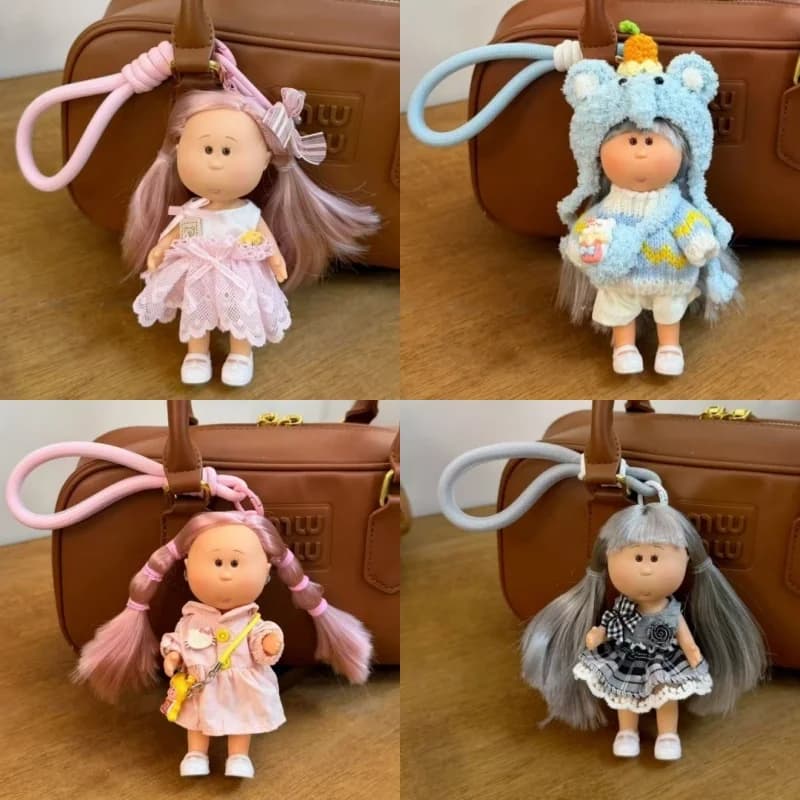 Mini bambola a forma di patata da 14 cm, con cordino per appendere, decorazione per borsa da ragazza, facile da trasportare, portachiavi, regalo di compleanno.