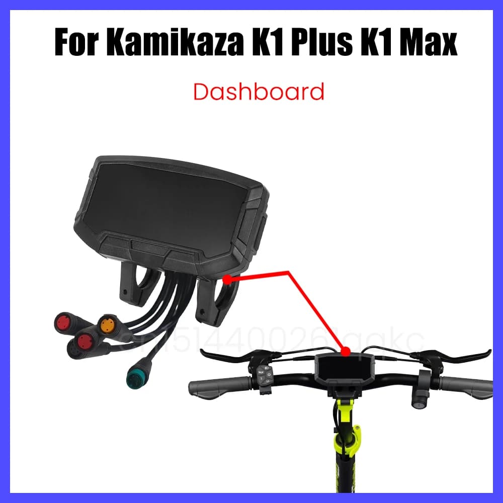 Display Smart Multifunzione per Monopattino Elettrico Kamikaza K1Plus K1Max - Ricambio Strumento Cruscotto
