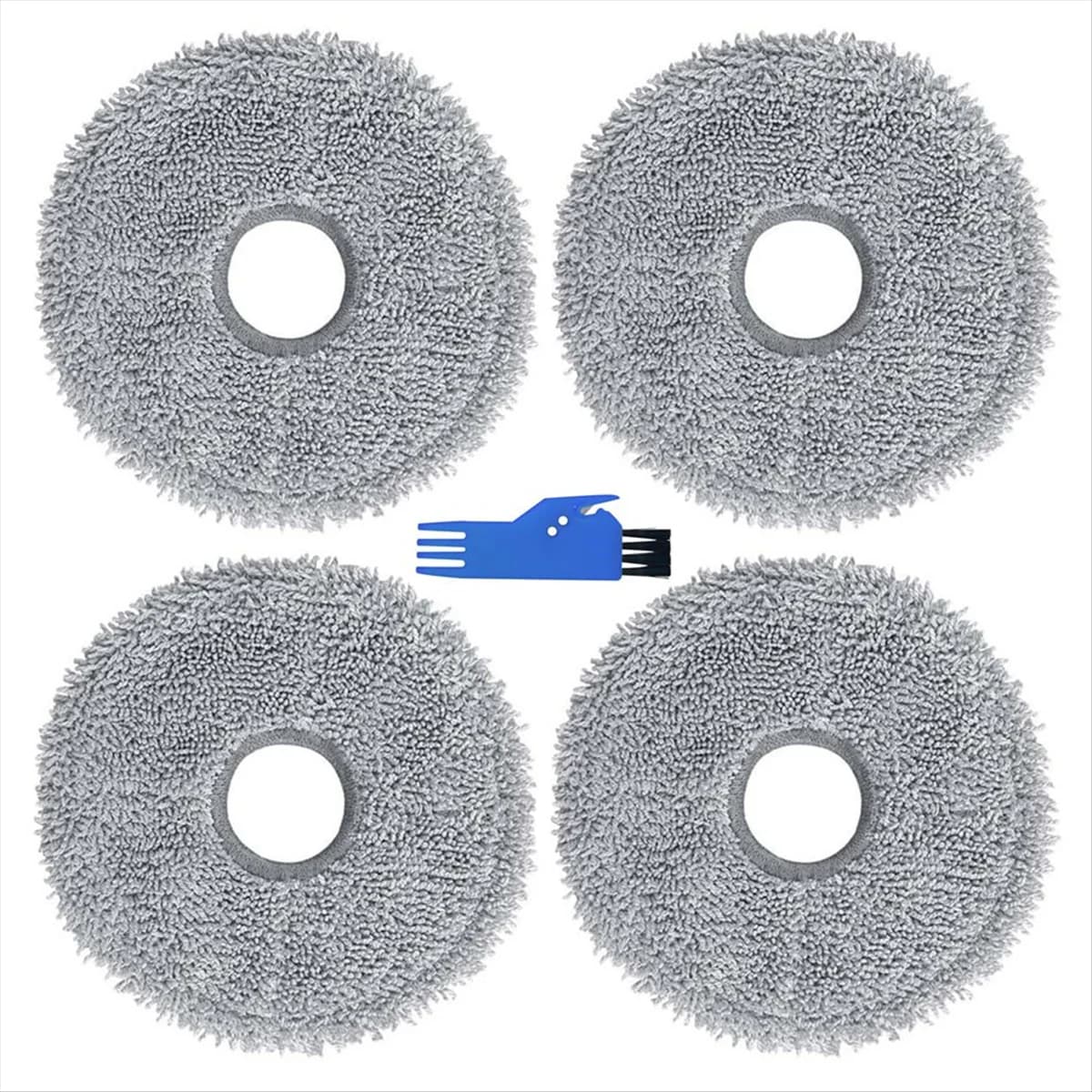 Cuscinetti per mocio di ricambio compatibili per Dreame L10 Ultra / L10S Pro Ultra / L10S Pro Ultra / L20 Ultra Robot aspirapolvere